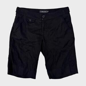 Level 99 Size 27 Black Shorts Linen Blend
